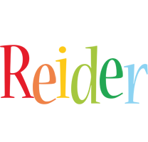 Reider birthday logo