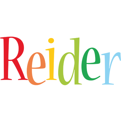 Reider birthday logo