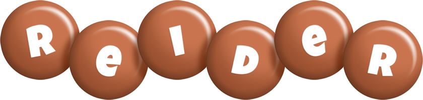 Reider candy-brown logo