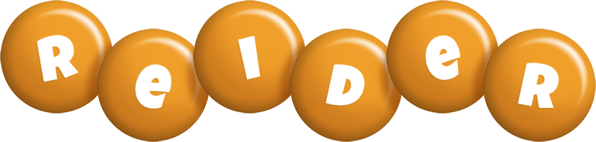 Reider candy-orange logo