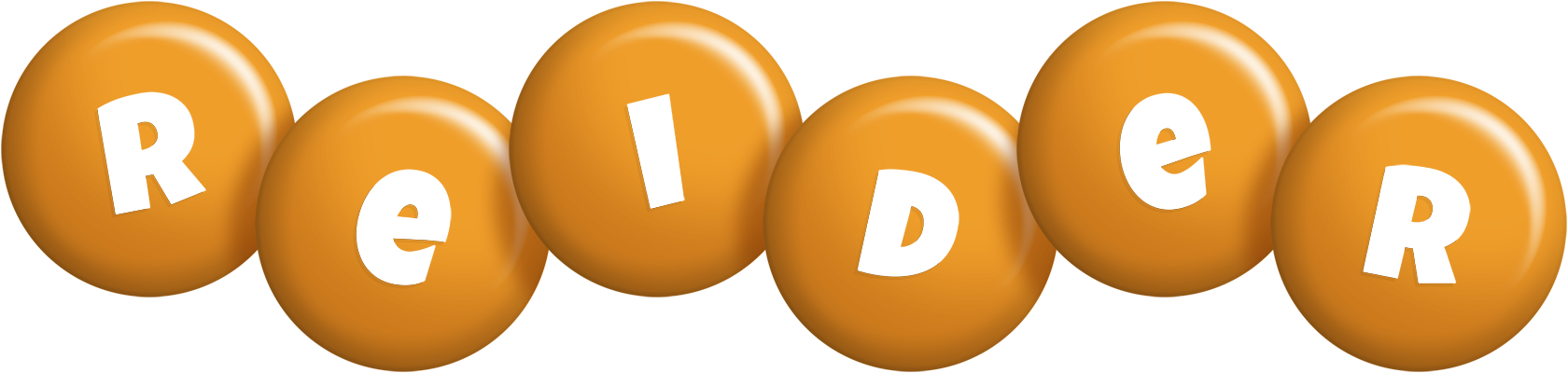 Reider candy-orange logo