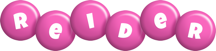 Reider candy-pink logo