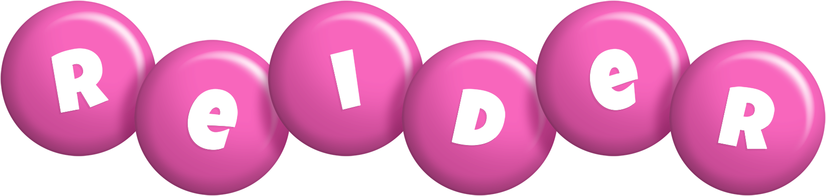 Reider candy-pink logo