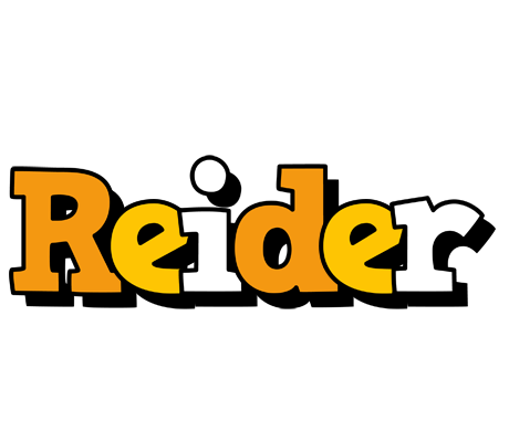Reider cartoon logo