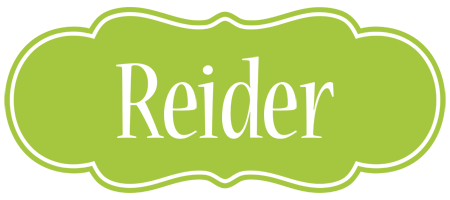 Reider family logo