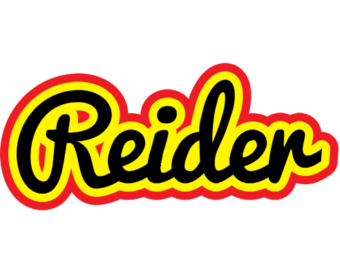Reider flaming logo