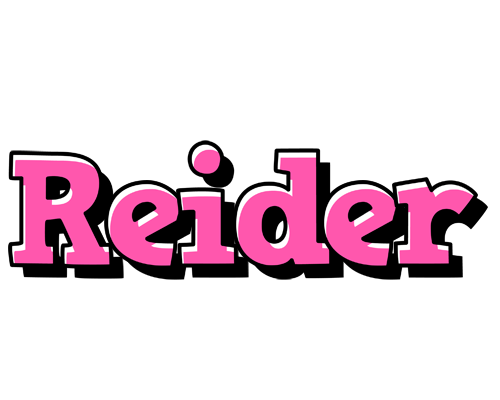 Reider girlish logo