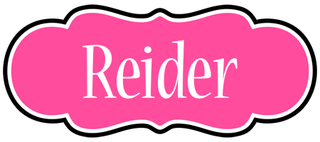 Reider invitation logo