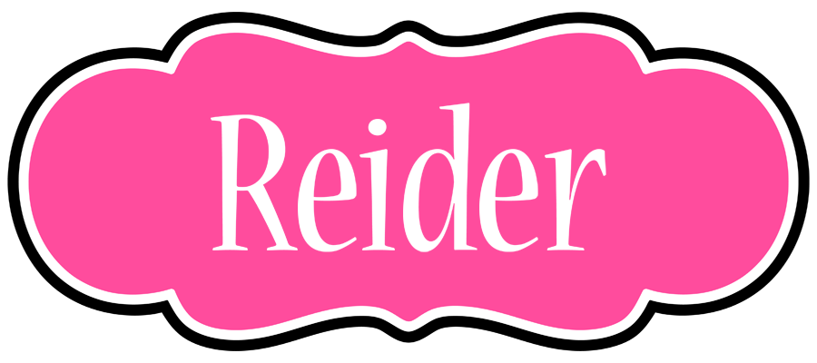 Reider invitation logo