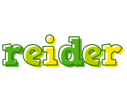 Reider juice logo