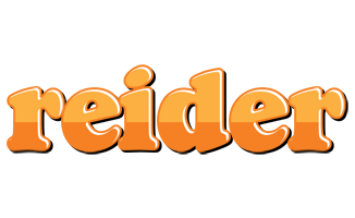 Reider orange logo