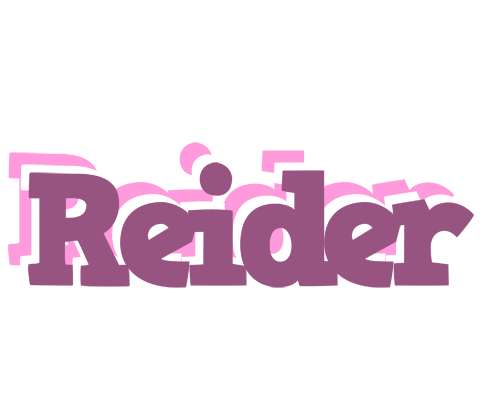Reider relaxing logo