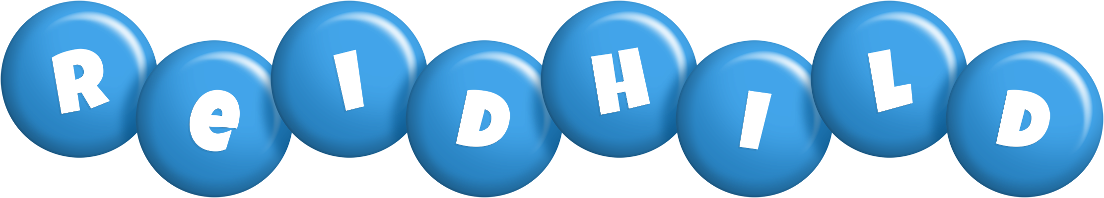 Reidhild candy-blue logo