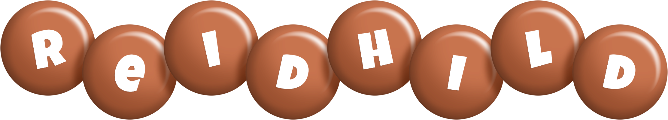 Reidhild candy-brown logo