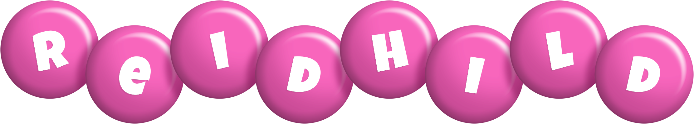 Reidhild candy-pink logo