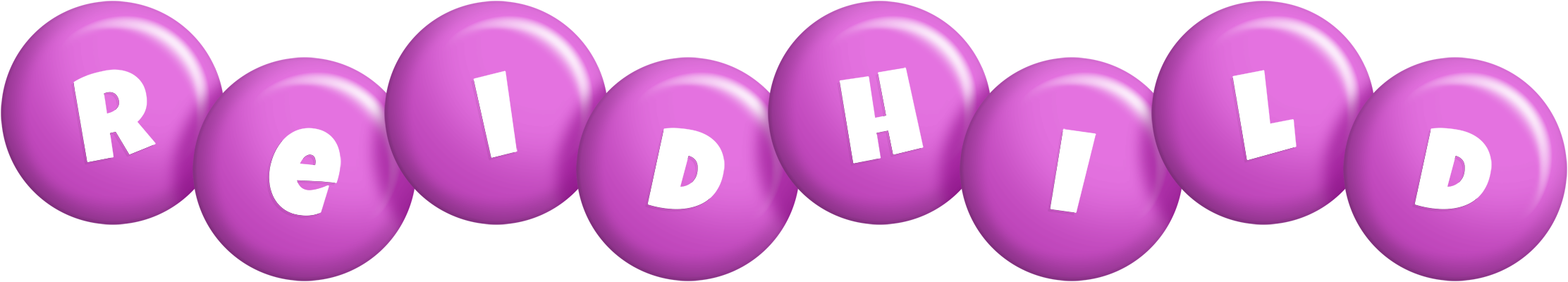 Reidhild candy-purple logo