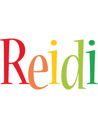 Reidi birthday logo