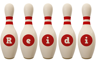 Reidi bowling-pin logo