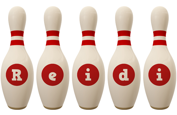 Reidi bowling-pin logo