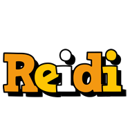 Reidi cartoon logo