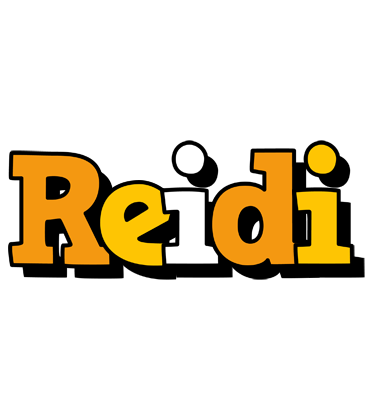 Reidi cartoon logo