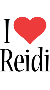 Reidi i-love logo