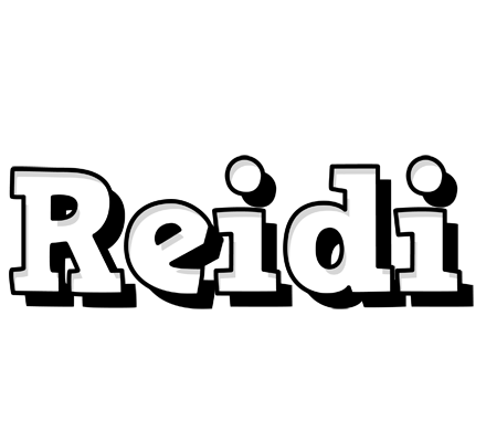 Reidi snowing logo