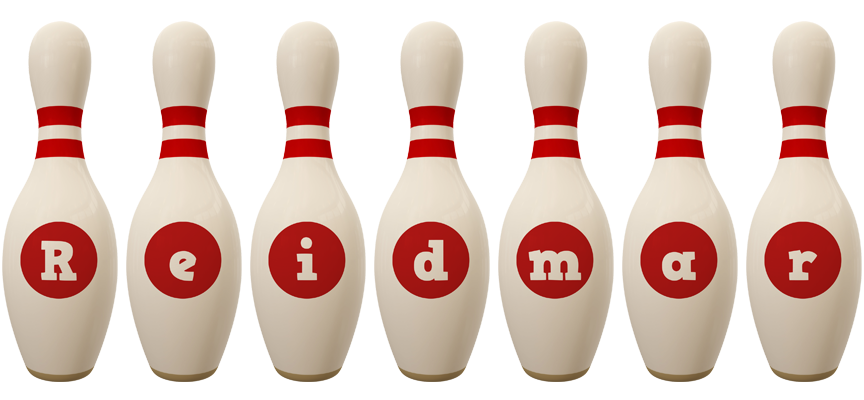 Reidmar bowling-pin logo