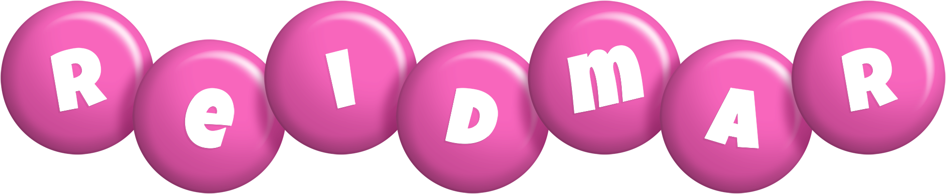Reidmar candy-pink logo