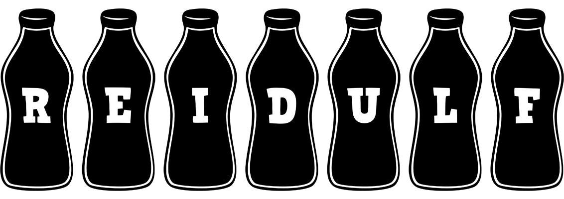 Reidulf bottle logo