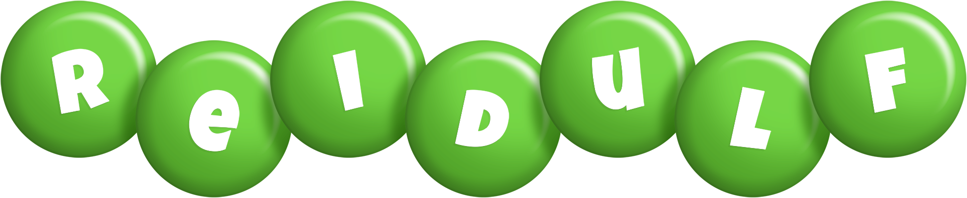 Reidulf candy-green logo