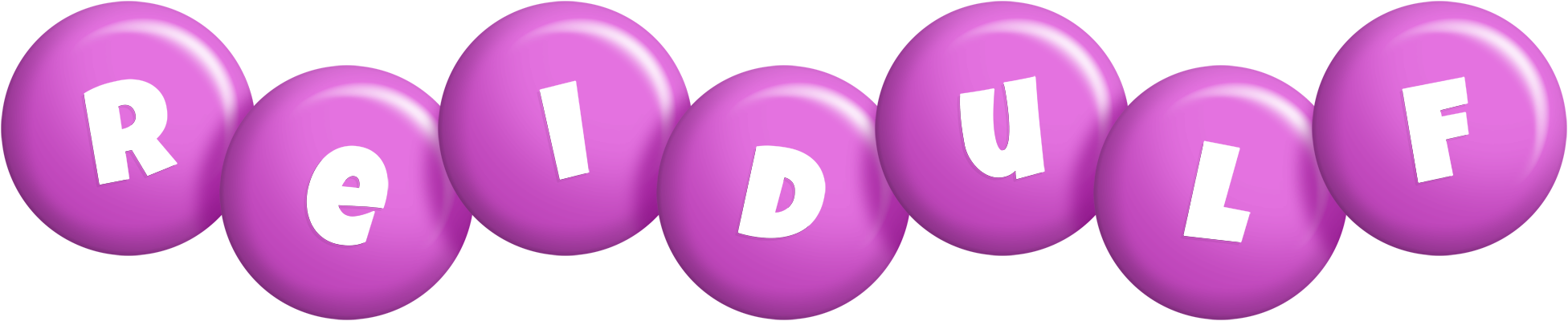 Reidulf candy-purple logo