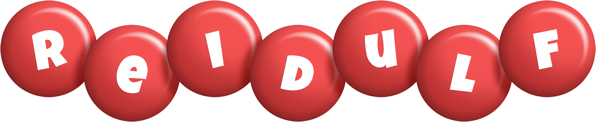 Reidulf candy-red logo