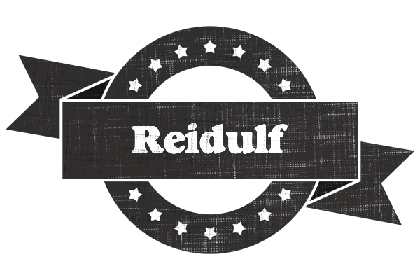 Reidulf grunge logo