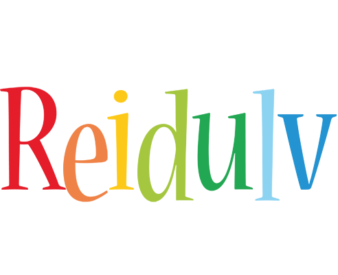 Reidulv birthday logo