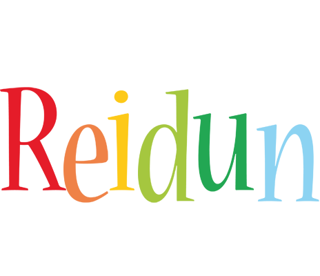 Reidun birthday logo