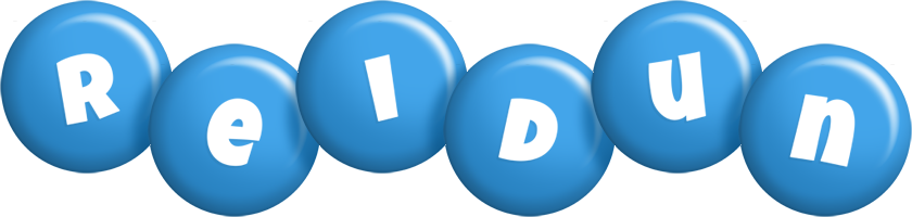 Reidun candy-blue logo