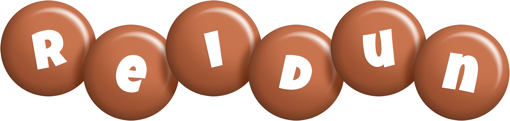 Reidun candy-brown logo