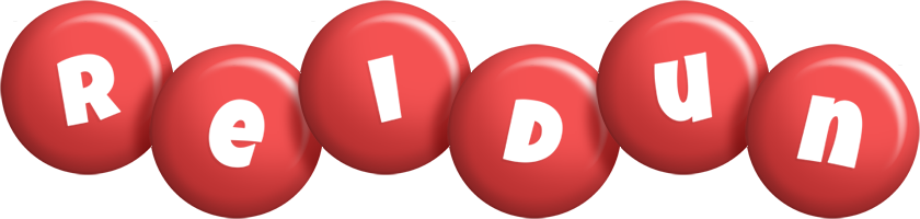 Reidun candy-red logo