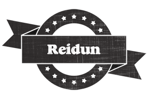 Reidun grunge logo