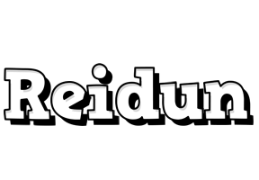 Reidun snowing logo