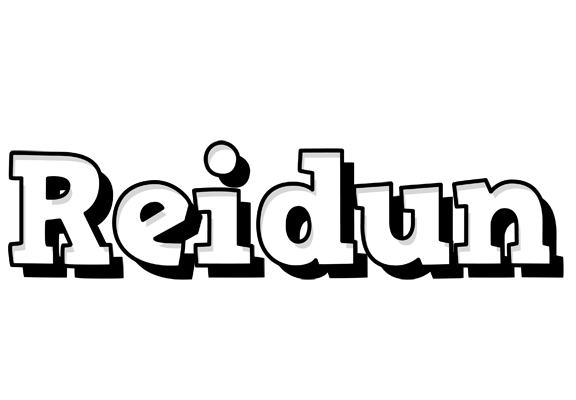Reidun snowing logo