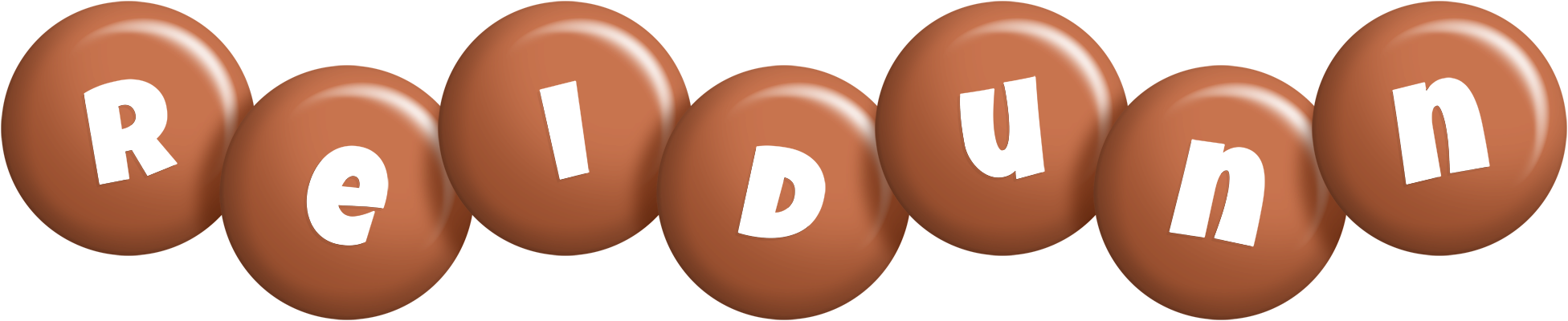 Reidunn candy-brown logo