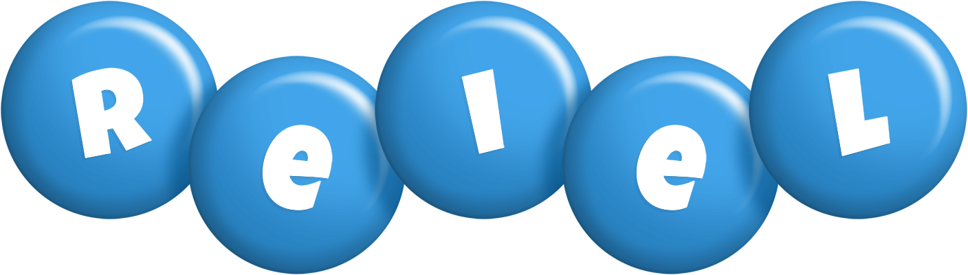 Reiel candy-blue logo