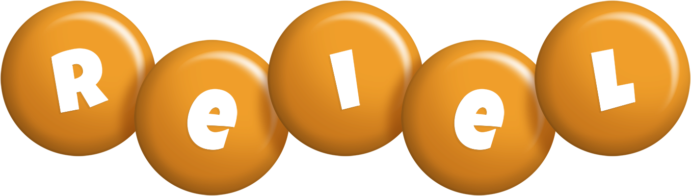 Reiel candy-orange logo