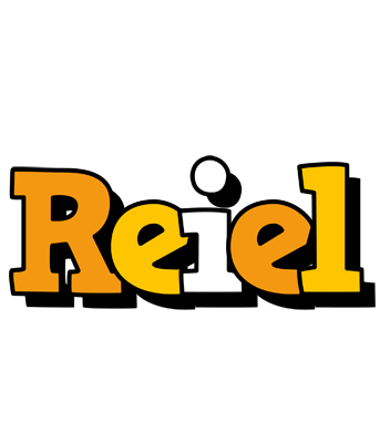Reiel cartoon logo