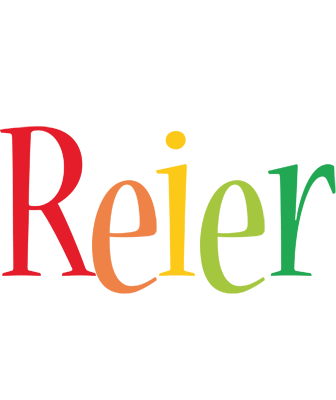 Reier birthday logo