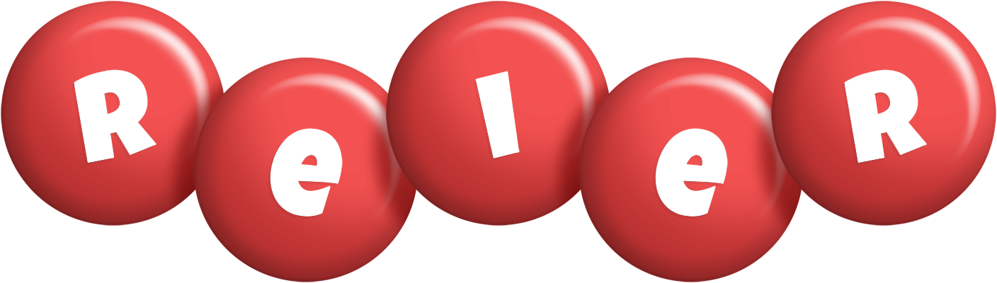 Reier candy-red logo