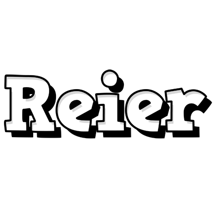 Reier snowing logo