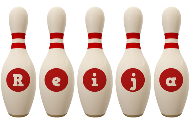Reija bowling-pin logo